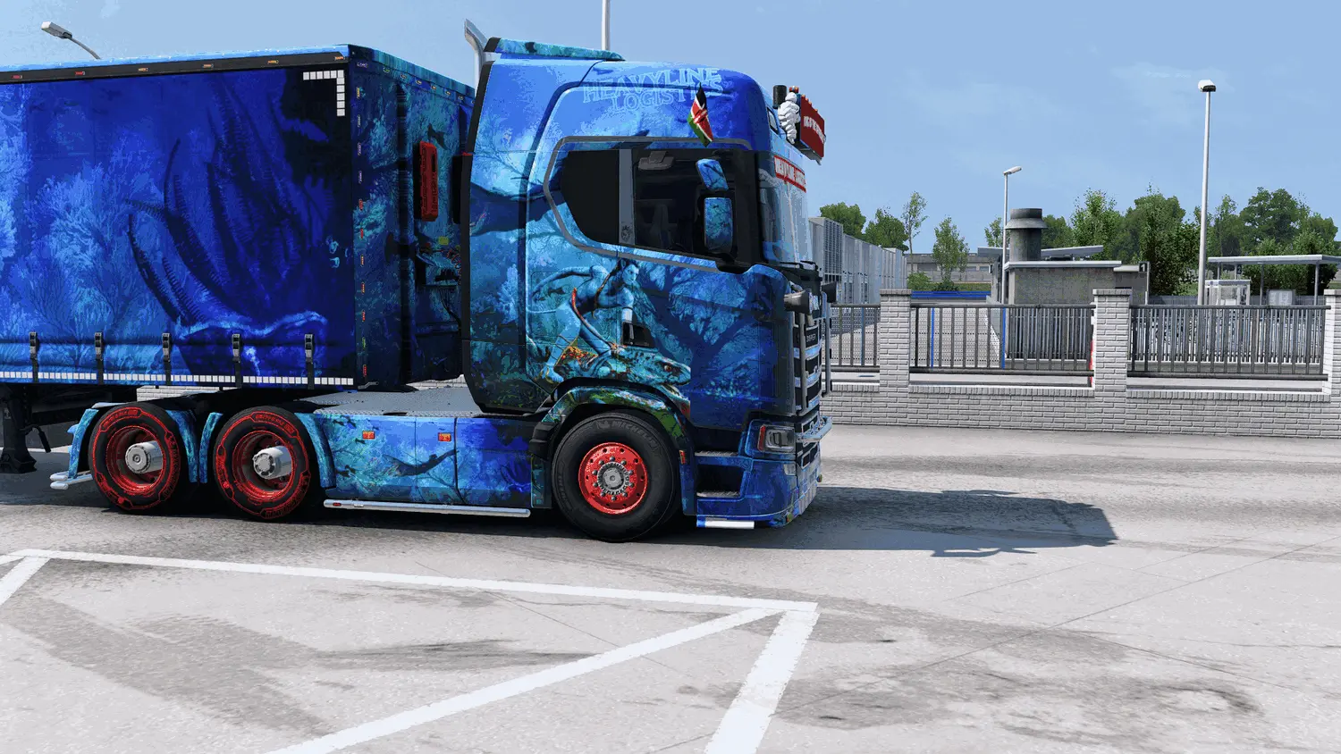 Avatar Skin Truck & Trailer Mod