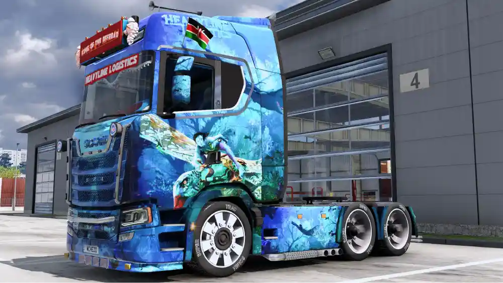 Avatar Skin Truck & Trailer Mod