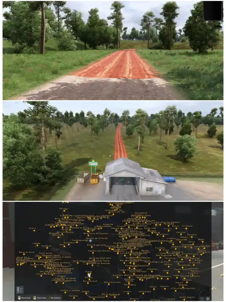 Mapa BR Brasil 5.7 ETS2 Map Mod