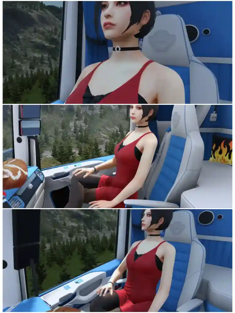 Ada Wong Co-Driver v1.2– ETS2 Mod