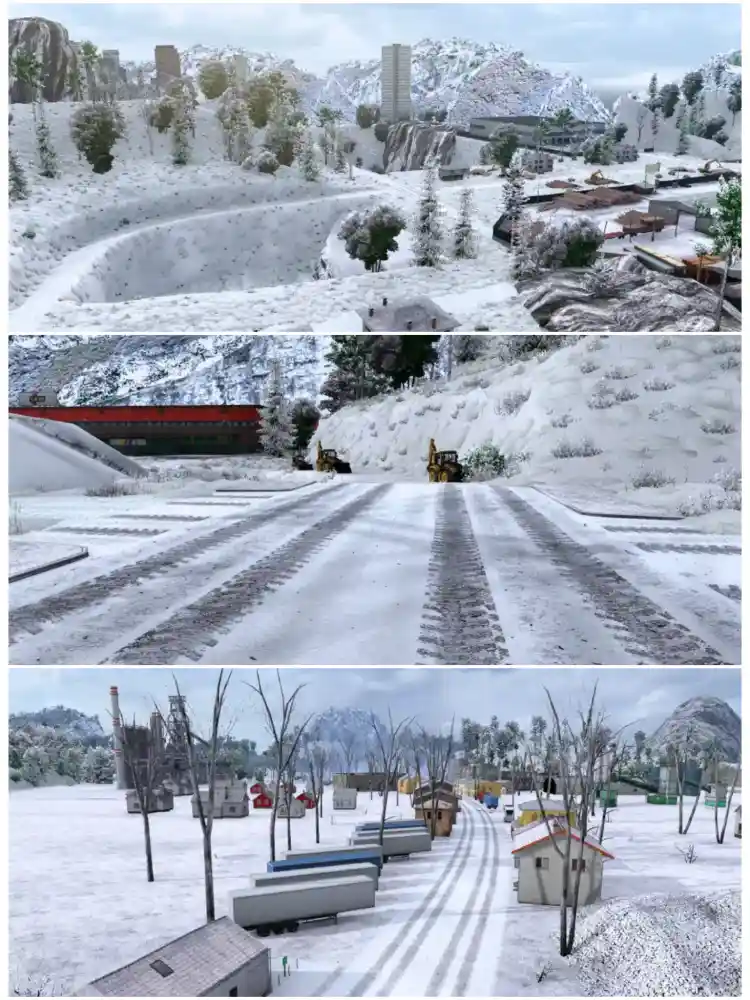 Frosty Winter Weather Mod for ETS2 – Realistic Seasonal Climate