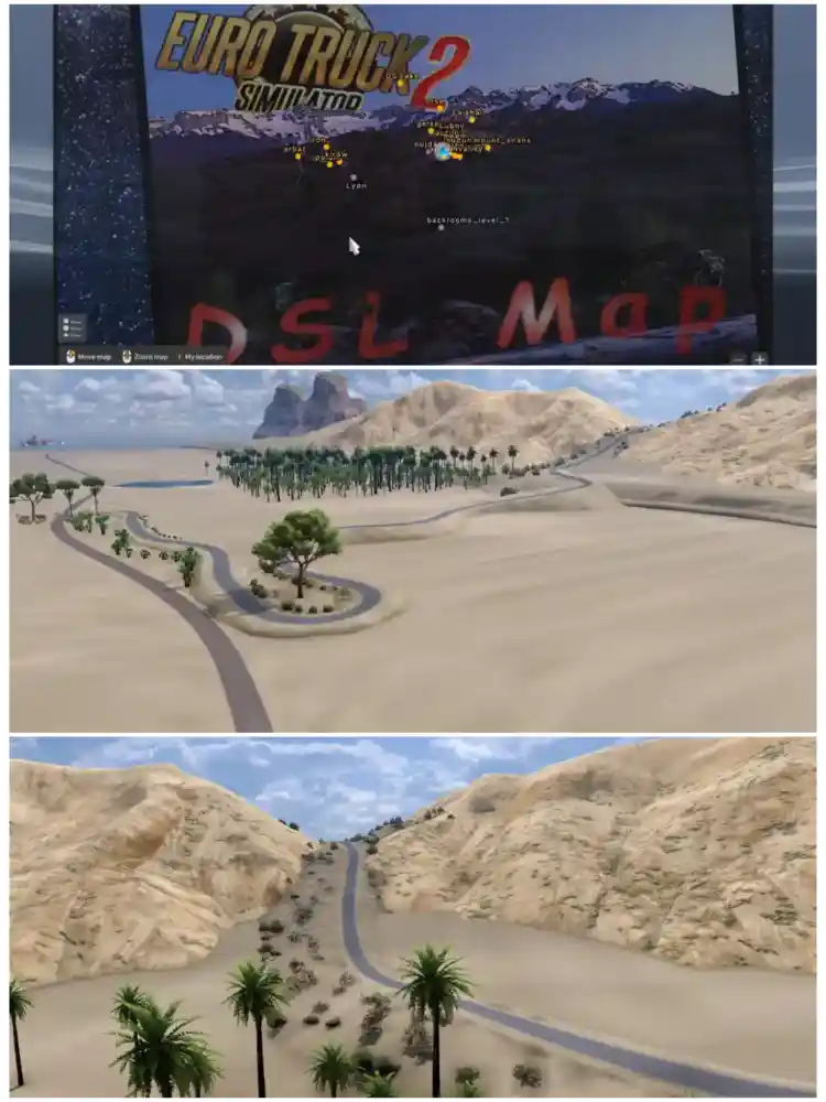 DSL Extreme Roads Map for Euro Truck Simulator 2 1.3 (v1.40 – 1.55+)