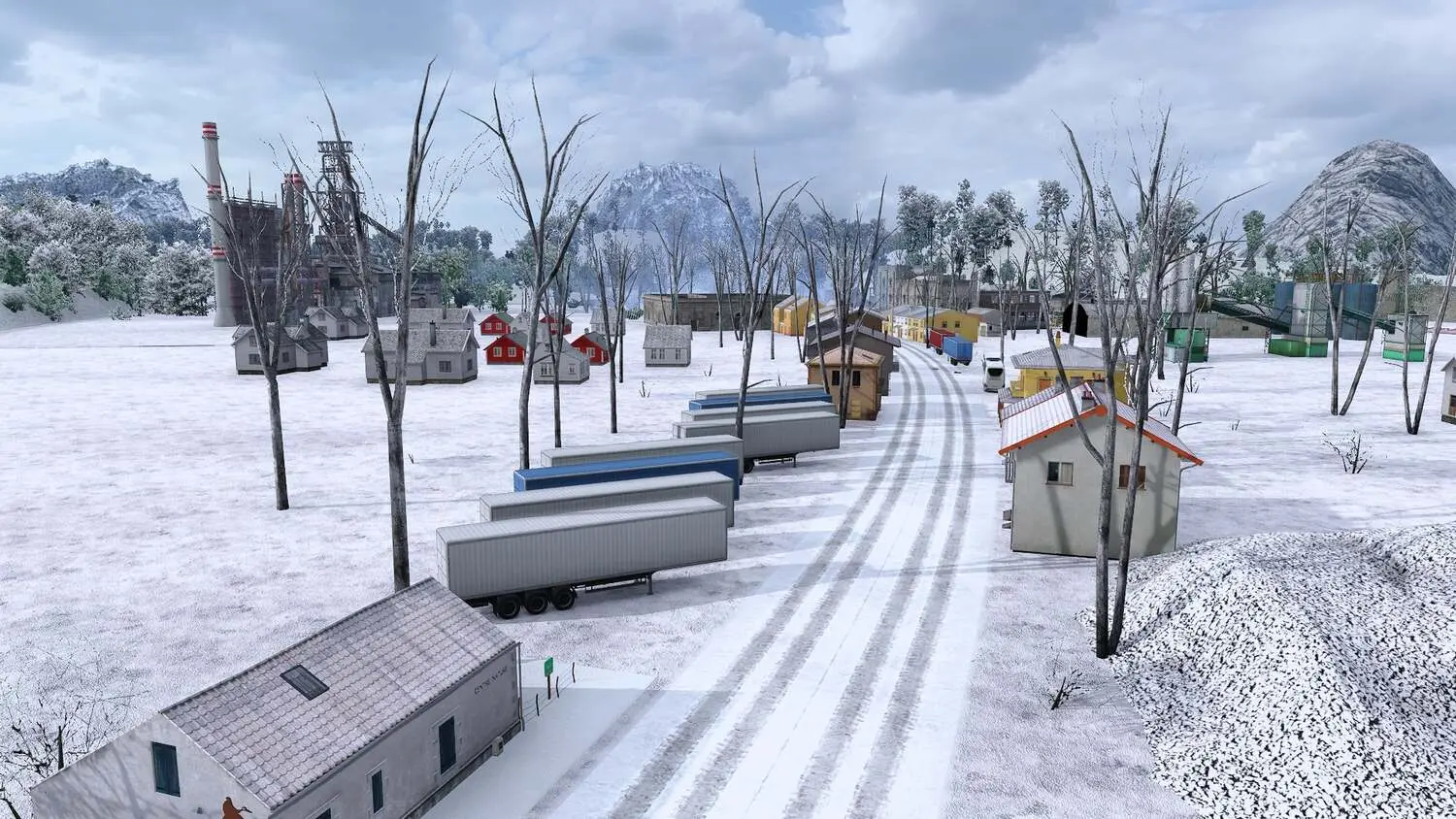 Frosty Winter Weather Mod for ETS2 – Realistic Seasonal Climate