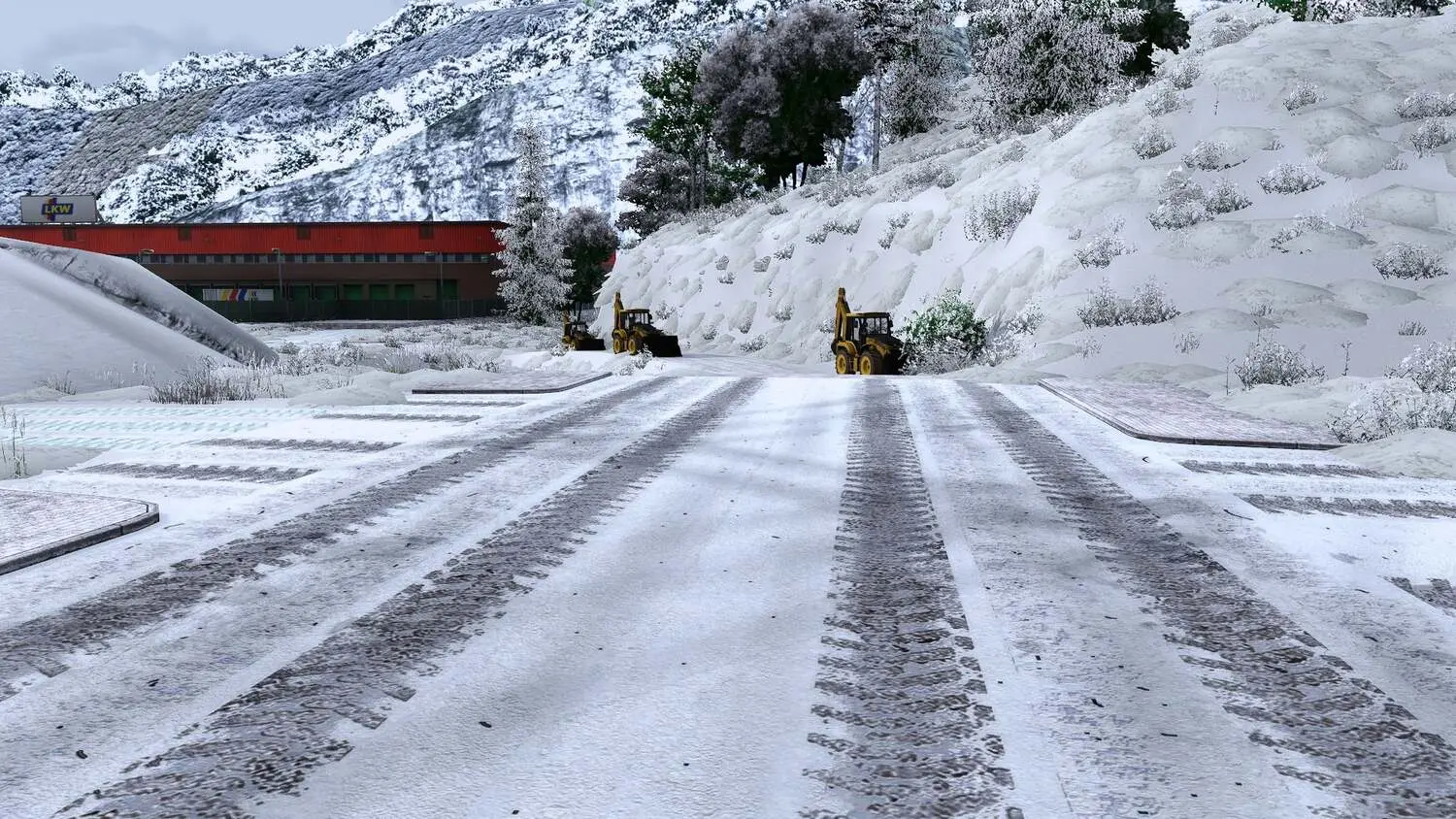 Frosty Winter Weather Mod for ETS2 – Realistic Seasonal Climate