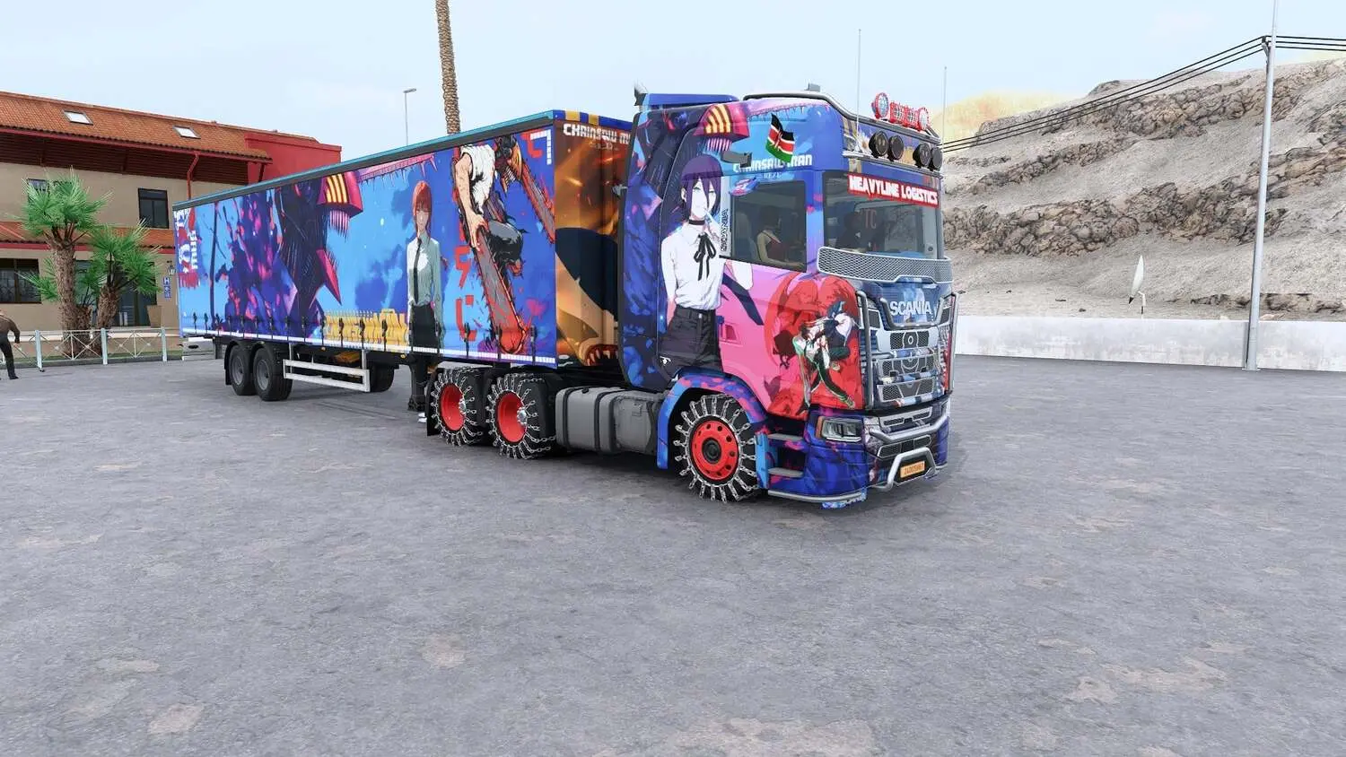 ETS2 Scania Reze Arc Skin – Chainsaw Man Edition