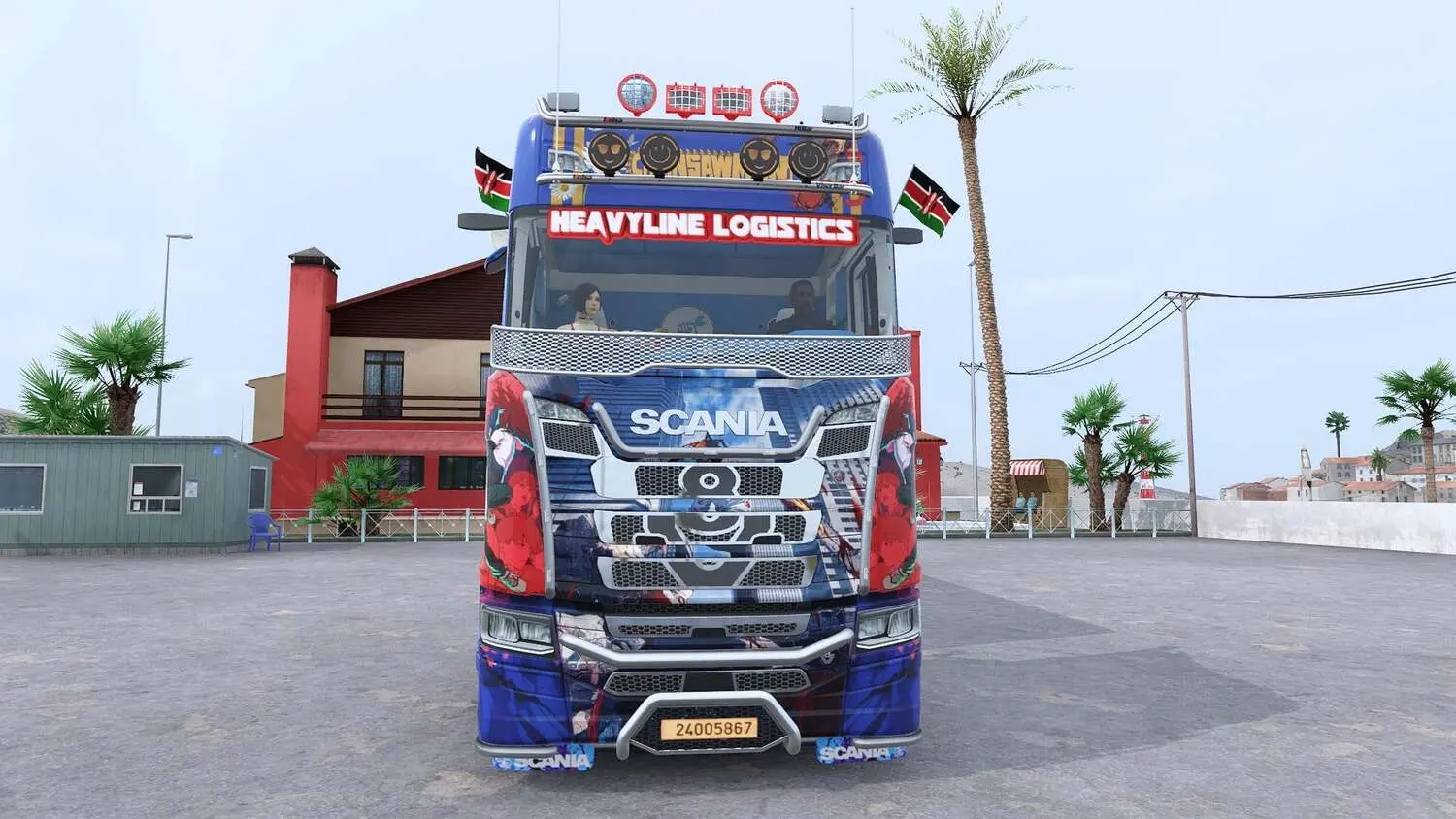 ETS2 Scania Reze Arc Skin – Chainsaw Man Edition