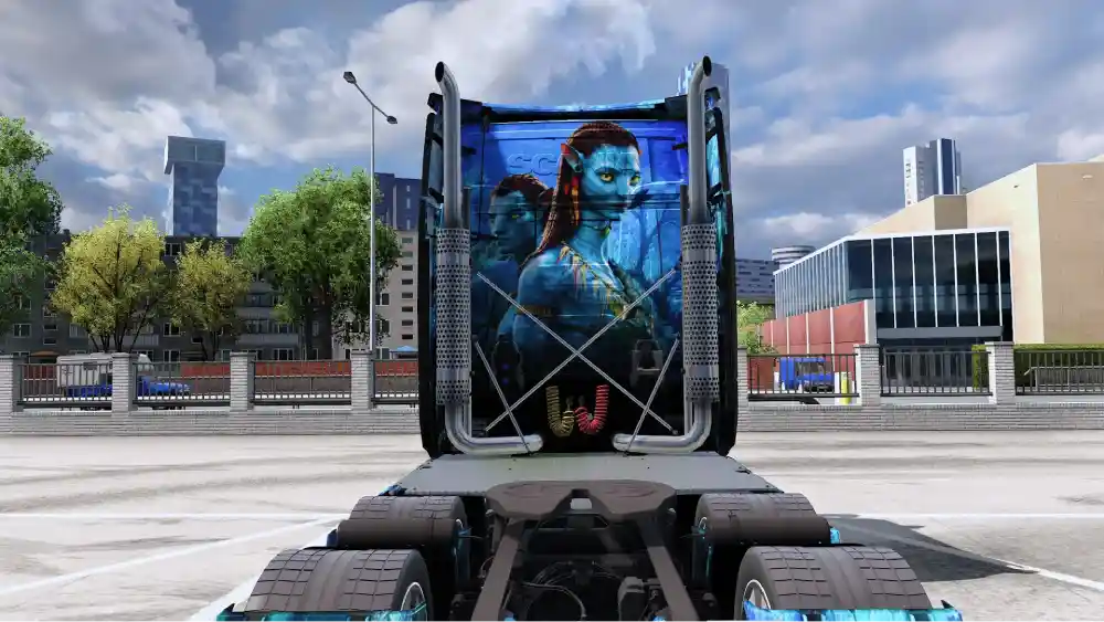 Avatar Skin Truck & Trailer Mod