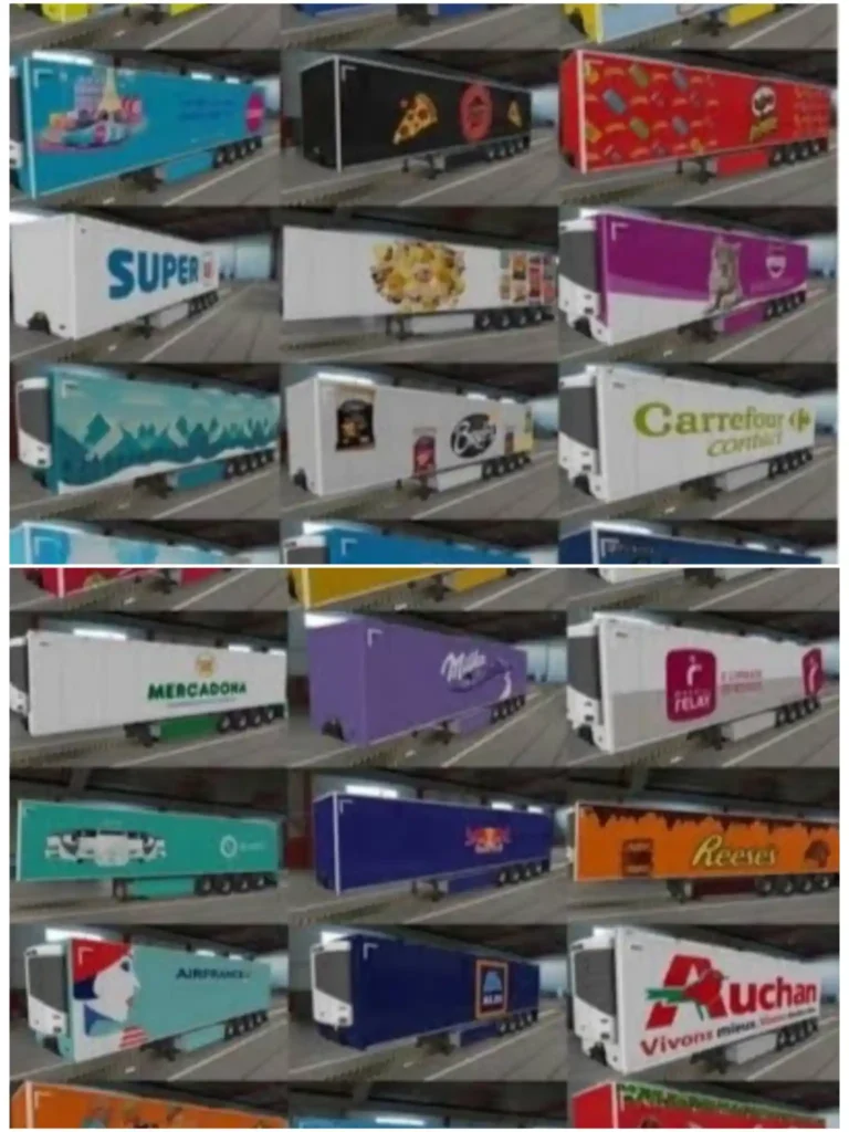 Realistic Trailers Pack v2.5.4 – Trailer Skins & AI Traffic Enhancement