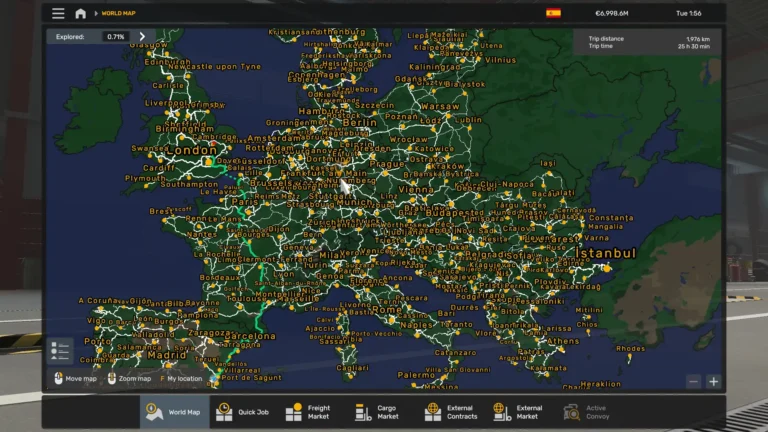 ETS2 Global Background Map v2.7