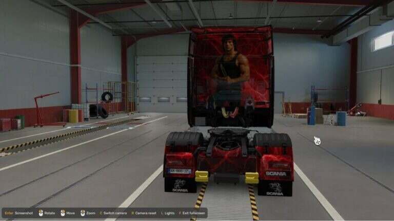 Rambo ETS2 Skin