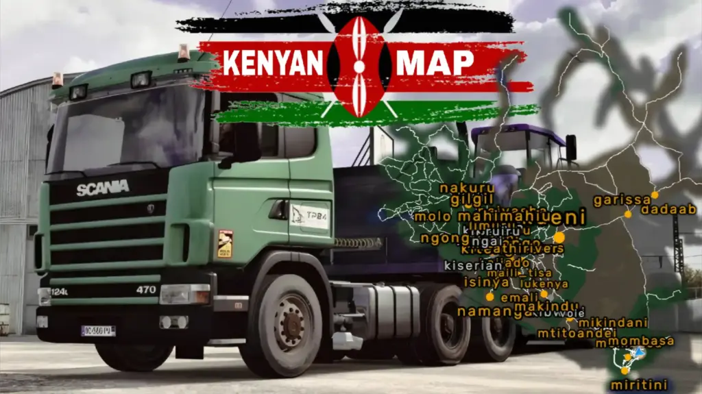 Kenyan Map for ETS2 — V1.56-1.60